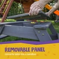 thumbnail image 4 of Jack & June Cedar Convertible Sand Box and Picnic Table Playset – Adorable, Durable, and Perfect for Imaginative Play, 4 of 6