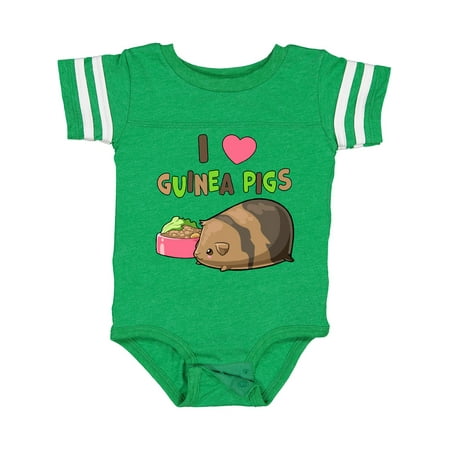 

Inktastic I Love Guinea Pigs Gift Baby Boy or Baby Girl Bodysuit
