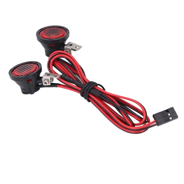 Foco LED RC Para Coche, Lámpara Delantera Para Axial SCX10 90046 Redcat, Faro Delantero De Alto Brillo Con 2 LED, Compatible Con Wraith RR10, MST