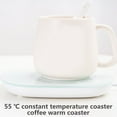 thumbnail image 3 of Coffee Mug Warmer 55℃ Keep Temperature Beverage Warmer Cup Heater Electric Cup Heater for Milk Tea Water, Touch Switch, 3 of 9