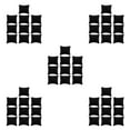 thumbnail image 2 of stanreset 10 Pieces Portable Bracelet Pillows Watch Cushions Home Holder Organizer Black 5Set, 2 of 6