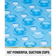 thumbnail image 5 of HITSLAM Bath Tub Shower Mat,35"x16" Washable Bathtub Mats,Suction Cups and Drain Holes to Keep Tubs Clean,Clear Blue, 5 of 8
