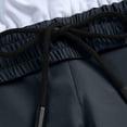 thumbnail image 6 of lcziwo Shorts for Men Big and Tall Faux Two Piece Casual Elastic Waist Beach Shorts Camping Fishing Outdoor Drawstring Work Shorts with Pockets Dark Gray L, 6 of 8