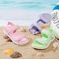 thumbnail image 2 of Girls Cute Fashion Open Toe Sandals Lightweight Breathable Sandals for Indoor Outdoor Beach Summer, 2 of 4