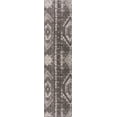 thumbnail image 5 of Unique Loom Outdoor Bohemian Collection Area Rug - Anthro (3' 3" x 14' 1" Runner Charcoal Gray/Ivory), 5 of 6