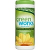 Green Works Natural Household Cleaning Compostable Disinfecting Wipes, Original Fresh Scent, 30 ct