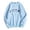 A-Light Blue623, variant on XIAOCHA Women's Dripping Font Print Full Zip Hoodie Oversized Long Sleeve Hooded Sweatshirt With Designer Label Streetwear Casual Hoodies