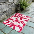 thumbnail image 6 of Fasiaou Valentine's Day Bath Rugs, Red Heart Bow Area Rugs for Bathroom Kitchen Bedroom, Non-slip Microfiber Washable Bath Mat, Valentines Soft Absorbent Bathmat for Anniversary Home Decor,Red, 6 of 7