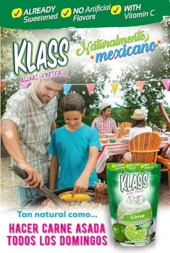 (6 pack) Klass Aguas Frescas Lemonade Flavored Drink Mix, 15.9 oz