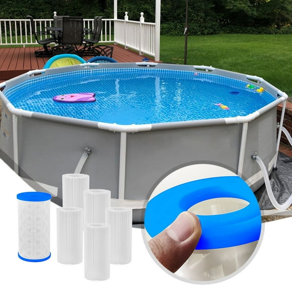 Pisexur Swimming Pool Filter Inflatable Swimming Pool Filter Pool Cleaning Accessories on Clearance