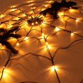 thumbnail image 5 of Luces de Tela de Araña de Halloween USB 8 Modos Luces de Red de Pared de Tela de Araña para Guirnalda de Decoración de Halloween Aterradora,B, 5 of 5