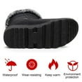 thumbnail image 3 of Waterproof Winter Boots for Men & Women;Non-Slip Warm Fur Lined Sneakers;Fashionable Lightweight Ankle Snow Boots;Elastic Band Slip-On Waterproof Outdoor Shoes, 3 of 5