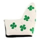 thumbnail image 1 of Funda para Putter de Golf Sincero con Trébol de Cuatro Hojas Blanco, 1 of 7