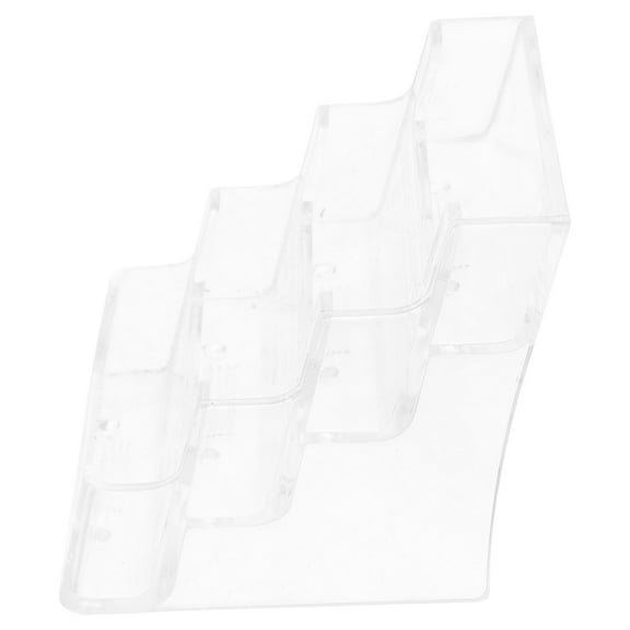 Business Cards Storage Box Tabletop Cards Holder Clear Business Card Organizer Multi-Layers Holder