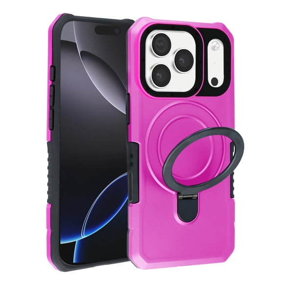 Heavy Duty Hard PC Protective Case for iPhone 17 Pro Max - Pink