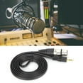 thumbnail image 4 of 3.5mm To XLR Cable  Plug And Play XLR To Aux Mic Cord Stable Performance For Digital Camera For Various Mic For PC Black 1.5m/4.9ft, 4 of 8