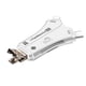 thumbnail image 2 of Conector de enchufe de aviación, carcasa de aleación de Zinc, conectores chapados en plata y cobre, 2 uds., 2 of 8