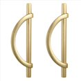 thumbnail image 1 of 4 Tiradores Dorados para Gabinetes, Tiradores para Cajones con Forma de Media Luna, Tiradores para Cajones y Aparadores, Tiradores para Armarios de Cocina B, 1 of 5