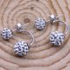 thumbnail image 5 of Minnieouse Pendiente de doble cara, joyería de marca de moda, pendientes de acero inoxidable, bola de cristal, pendientes de tuerca doble para Ropa, zapatos y accesorios Miscelánea, 5 of 6