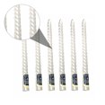thumbnail image 4 of 6pcs White Thread Wedding Candle European Smoke-free Candle Long Pole Candle, 4 of 5