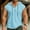 Light Blue, variant on Blczomt Mens Workout Tank Tops Workout Summer Hoodie Casual Blue Sleeveless Button Gym Tank Top