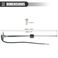 thumbnail image 4 of Unique Bargains Universal Marine Fuel Sending Unit Float Fuel Gauge Diesel Water Level Sender Unit Sensor 19' 480mm, 4 of 7