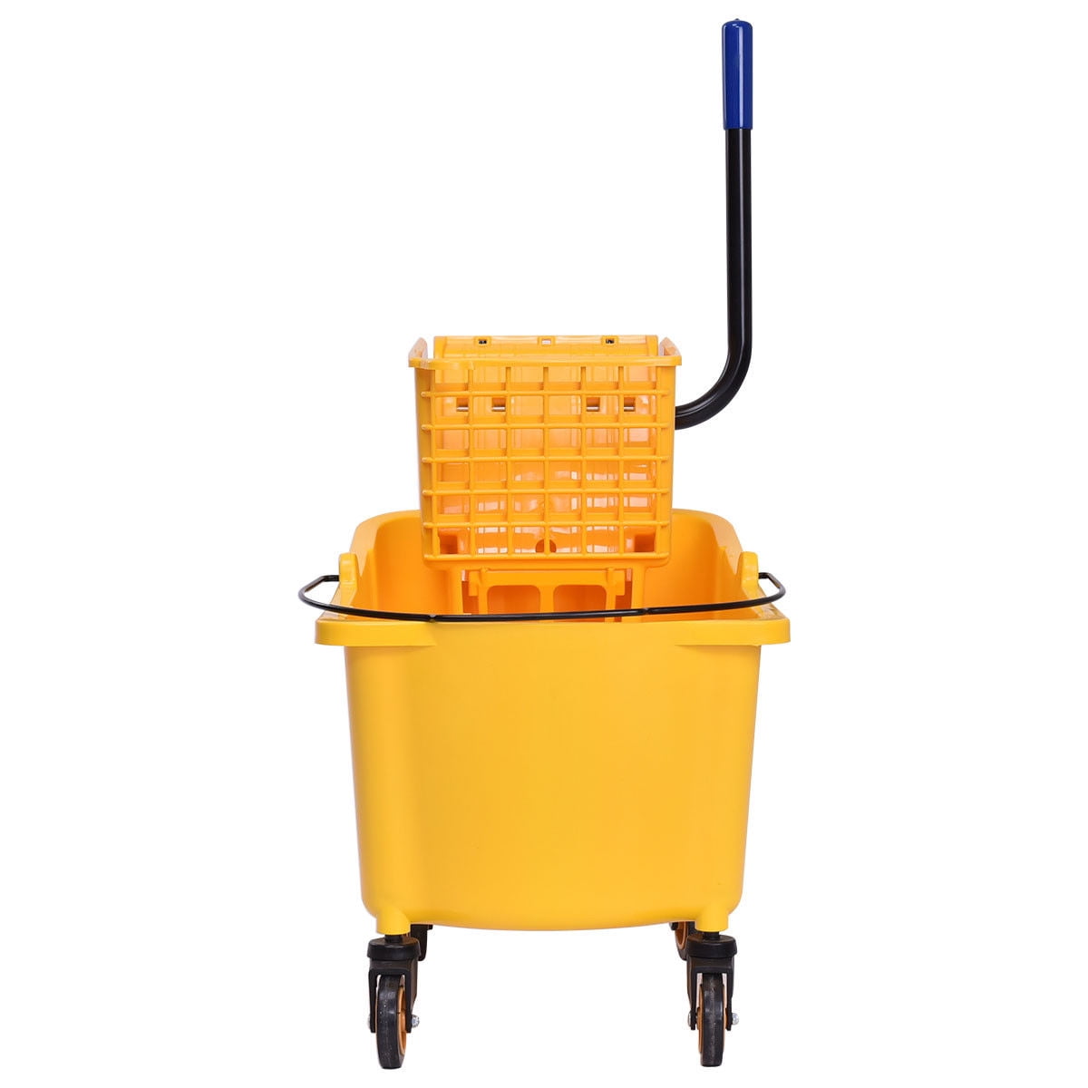 35 Qt. Side Press Mop Bucket / Wringer Combo. 1/Ea - Mops-and-Equipment -  Mop-Buckets-and-Wringers - Janitorial Supplies Minneapolis