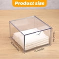 thumbnail image 3 of ABPETE Disposable Face Towel Holder, Acrylic Face Towel Storage Box Bin Container Stackable Clear Makeup Organizer with Drawer for Vanity Bathroom Makeup Organization, 3 of 7
