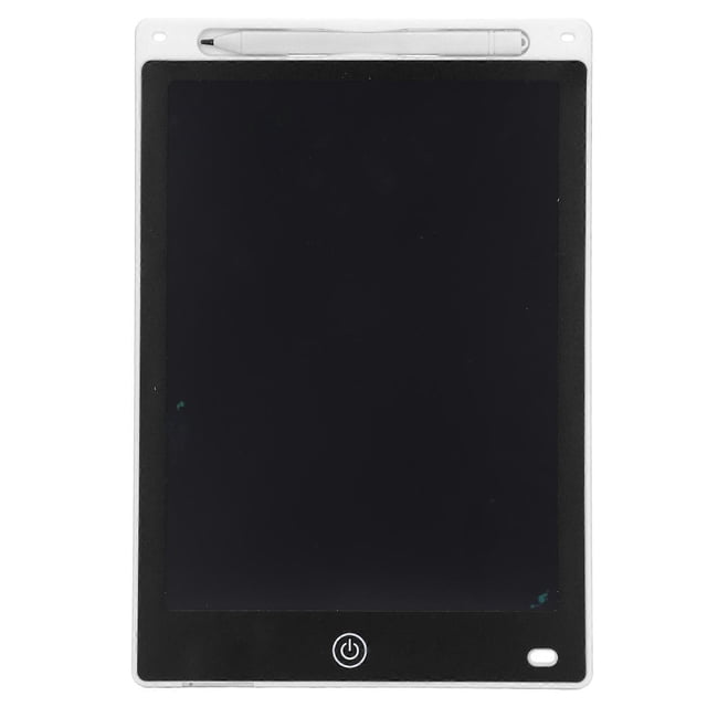 Tableau d'écriture LCD pour enfants, tableau de graffiti, tableau de gribouillage, jouet d'écriture pour enfants, 10 pouces, blanc