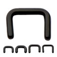 thumbnail image 1 of Black Anodized Titanium Mini Septum Staple Ring, 1 of 1
