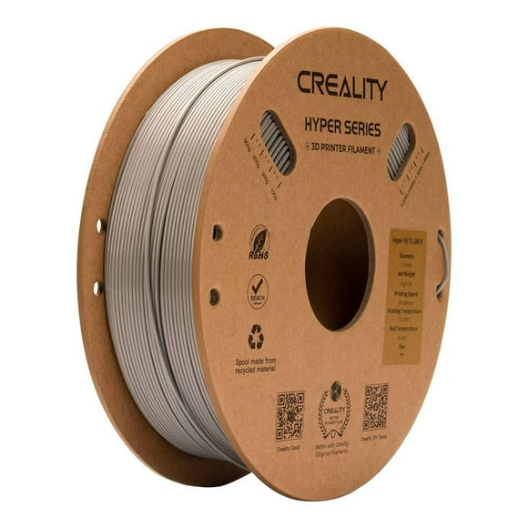 Creality Hyper Series PETG 3D Printing Filament 1kg,Grey