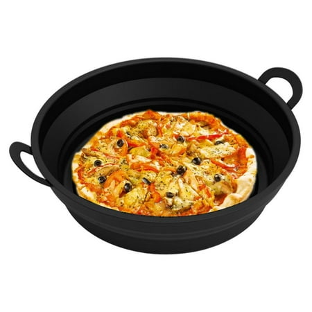 

Ksruee Silicone Air Fryer Basket Reusable Round Baskets 7.5inch/19.05cm Air Fryer Accessory Non-Stick Baskets Fruit Cake Bowls No More Harsh Cleaning refined