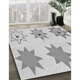 thumbnail image 3 of Ahgly Company Machine Washable Indoor Rectangle Transitional Platinum Gray Area Rugs, 2' x 5', 3 of 7