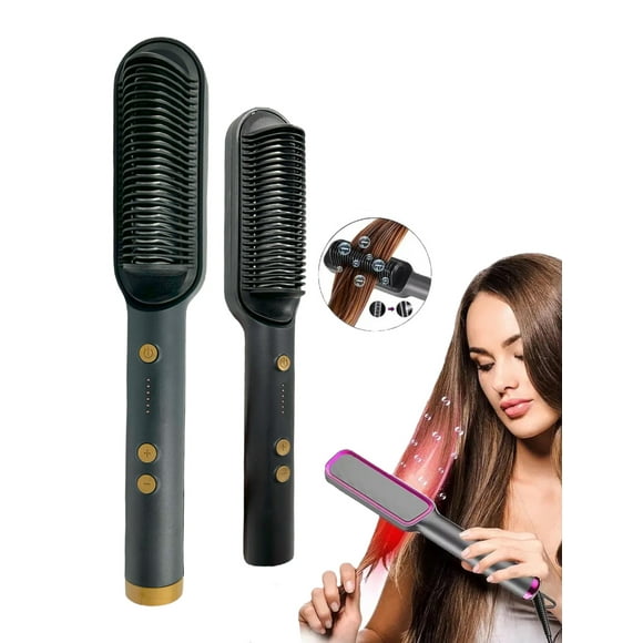Cepillo Alisador Eléctrico Secador Peine De Aire Caliente para Cabello RM Comercializadora