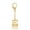 Alphabet E, variant on Gold Keychain For Women,With Letter Charm Gold Handbag Key Pendant Fashion Keychain Accessories