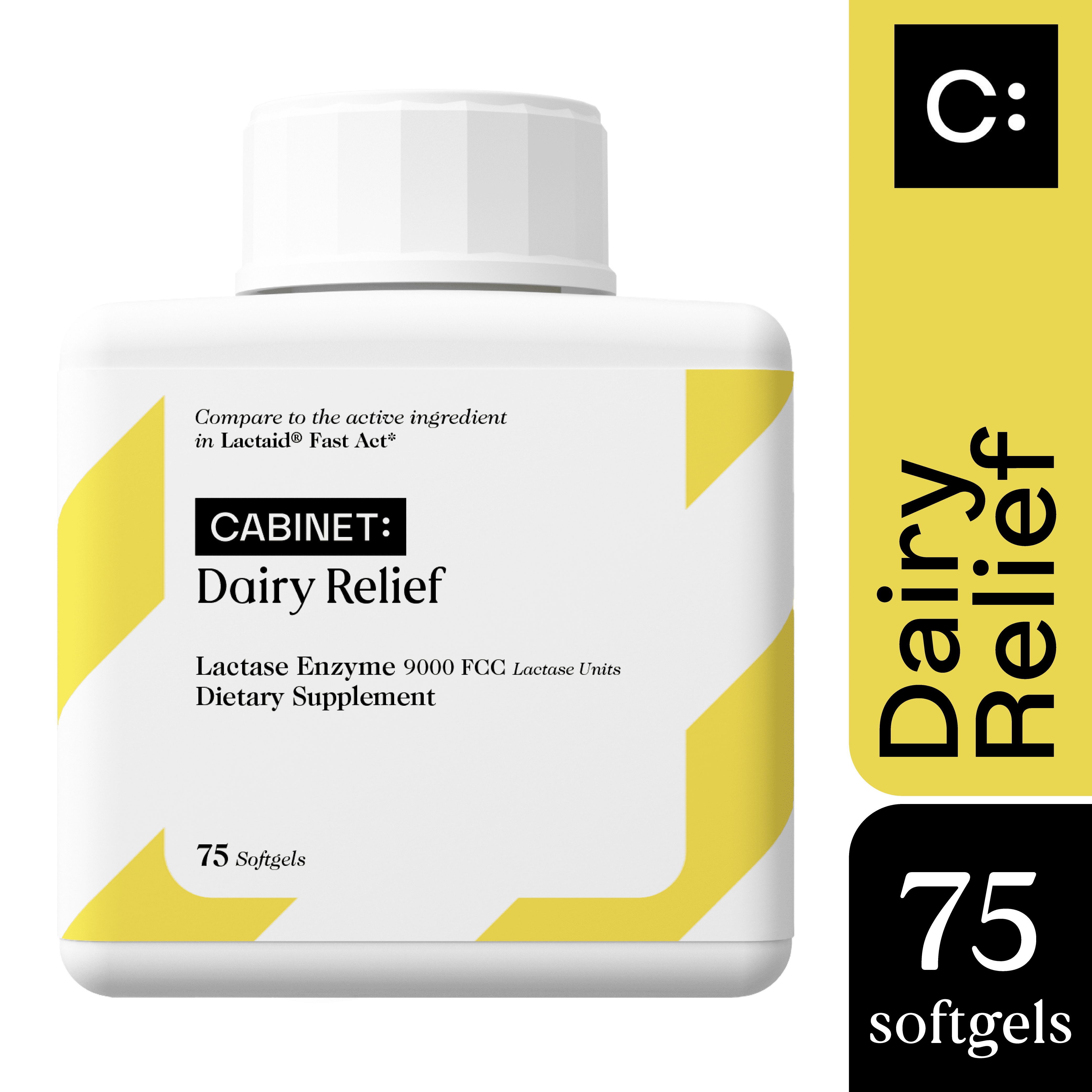 Dairy Relief, Lactase Enzyme, 9000 FCC, 75 Softgels