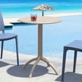 thumbnail image 2 of Compamia Octopus Round Patio Bistro Table in Taupe, 2 of 2