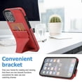 thumbnail image 2 of Funda para iPhone 14 Pro con tarjetero de piel sintética, 2 of 5