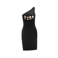 thumbnail image 4 of Vestido de verano con hombros descubiertos para mujer, clásico, ropa de calle, vestido de verano para vacaciones SG, 4 of 7
