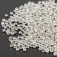 thumbnail image 4 of 500Pcs Metal Round Crimp Beads for DIY Jewelry Making, Spacer Loose Stopper Terminators Tips Clamp End Stopper Spacer Beads for Necklace Bracelet Silver, 4 of 9