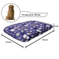 thumbnail image 2 of Magician Pet Bed, Cartoon with Fortune Telling Candle Cat Book Crystals, Chew Resistant Pad for Dogs and Cats Cushion with Removable Cover, 24" x 39", Dark Lavender Multicolor, by Ambesonne, 2 of 4