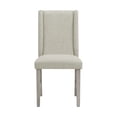 thumbnail image 3 of Picket House Furnishings Holmes Dining Side Chair with Heirloom Fabric in White, 3 of 9