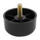 thumbnail image 2 of 4Pcs 55mm x 30mm M8 Hilo Negro Redondo Base Plástica Pie Nivelador Mueble Deslizamiento Sofá, 2 of 4