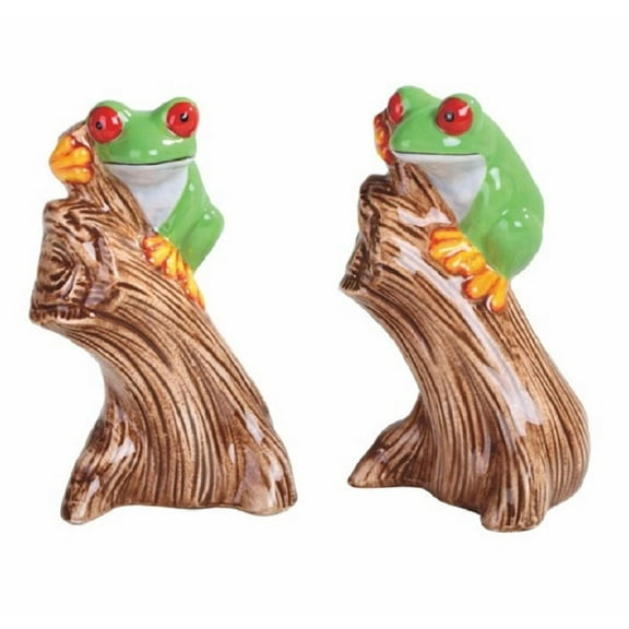 FC Design 2-Piece Tree Frog Salt and Pepper Shaker Set 4"H Dining Room Decoration Figurine