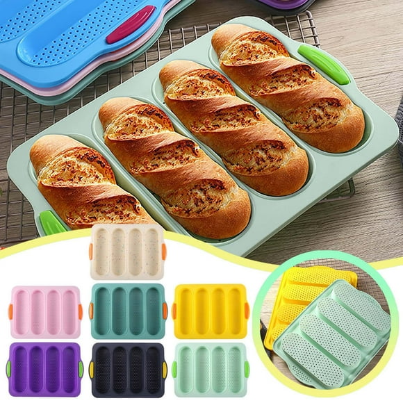 French Bread Soft Ventilation 4 Slot Ellipse Baking High Sneaker for Chocolate Smooth Heart for Chocolate Small Heart Shaped Cake Pan Upside down Cake Pan Small Loaf Pans for Air Fryer