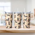 thumbnail image 2 of 20OZ Cute Dog Cold Drink Tumbler with Handle Insulated Stainless Steel Cup Thoughtful Dog Lover Gifts Unique Birthday Christmas Presents for Women Men Portable and Easy to Clean, 2 of 6