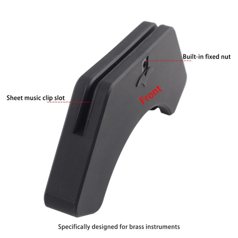 CEORPER Portable Music Stand Trumpet Music Clip Music Sheet Holder for Saxophone