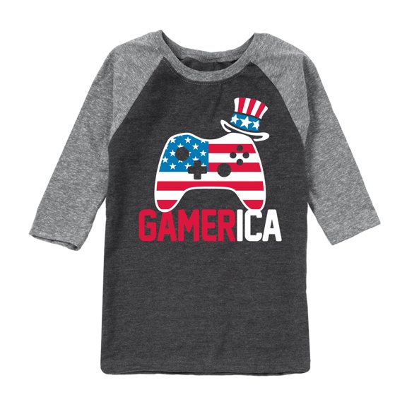 Instant Message - Gamerica - Toddler & Youth Raglan  T-Shirt