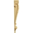 thumbnail image 3 of Ekena Millwork 6 3/4"W x 4 1/4"D x 27 1/2"H Extra Large Acanthus Pilaster Corbel, Alder, 3 of 4