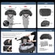 thumbnail image 3 of Bolsa para asiento trasero de moto Bolsa de asiento trasero de motocicleta expandible 35-50L Bolsa d Rhinowalk  Bolsa para asiento trasero de moto, 3 of 7